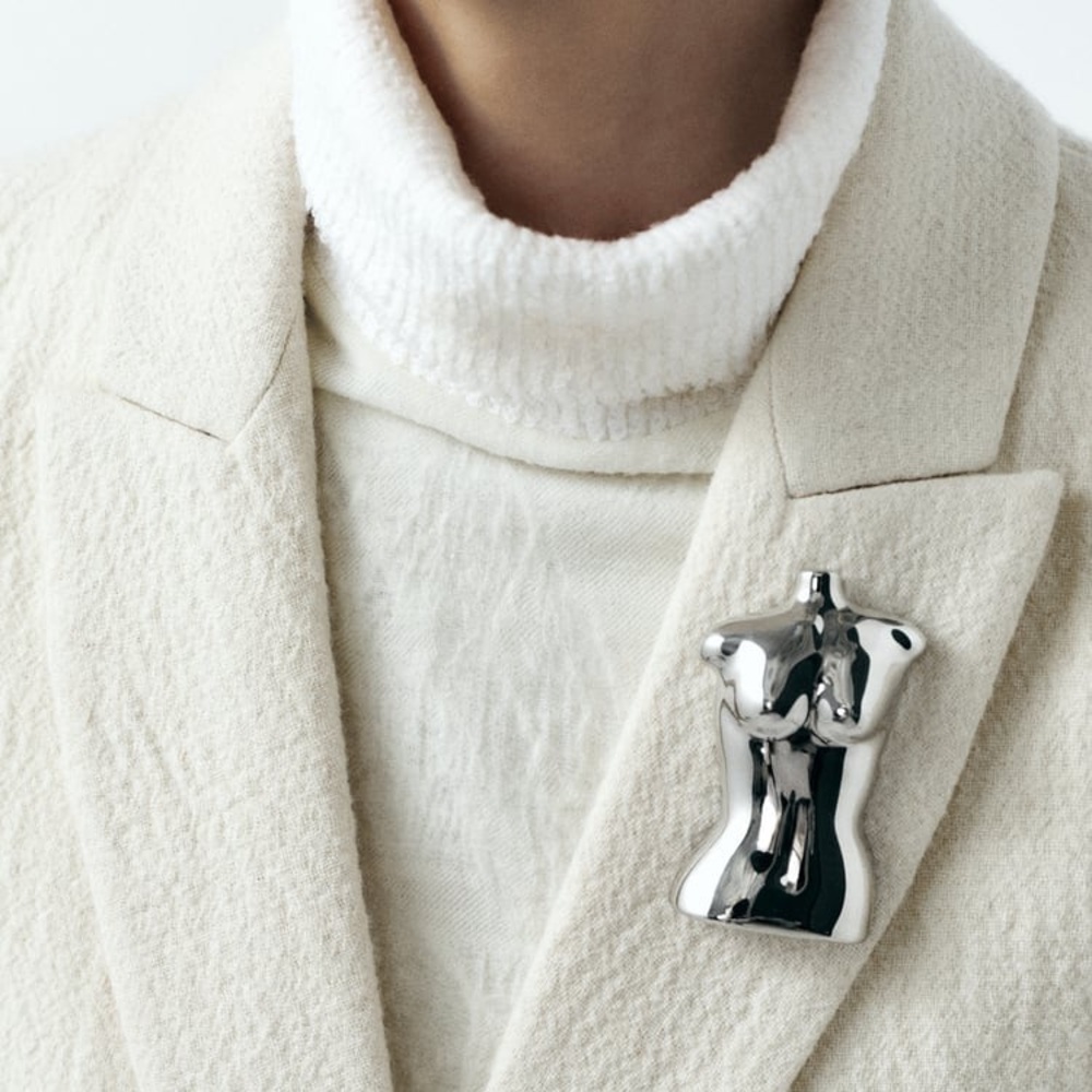 ZARA Bust Brooch